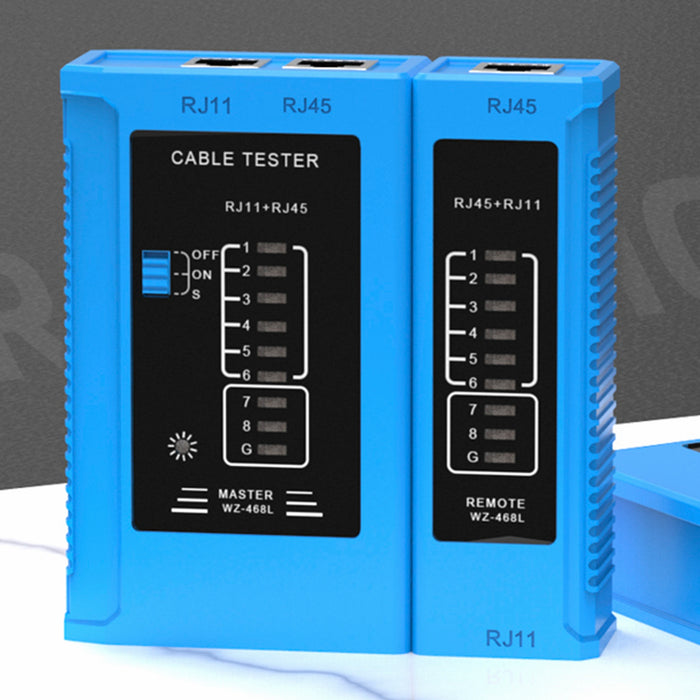 HB-DIGITAL Testeur de câble réseau RJ45 / RJ11 LAN Network Cable