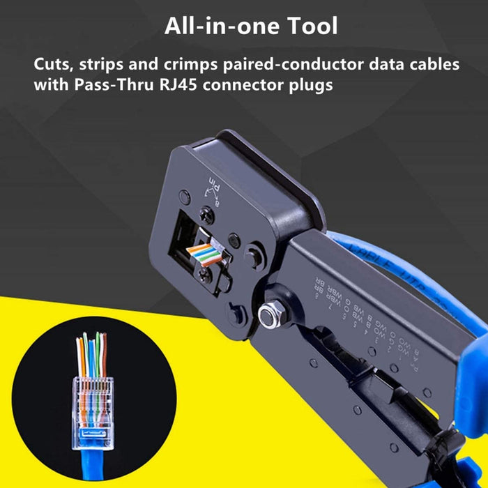 RJ45 RJ12RJ11ネットワークコネクタプラグケーブルクリンパーハンドツール