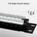 punch down patch panel